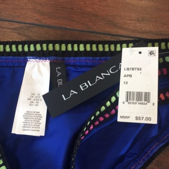NWT La Blanca Swim Threading Along Bikini swim - Picture 2 of 7
